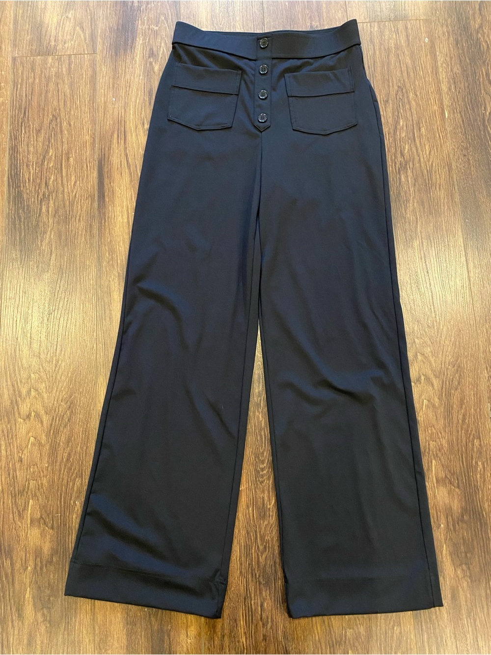 Halara Daystretch wide leg pocket pants black medium high rise